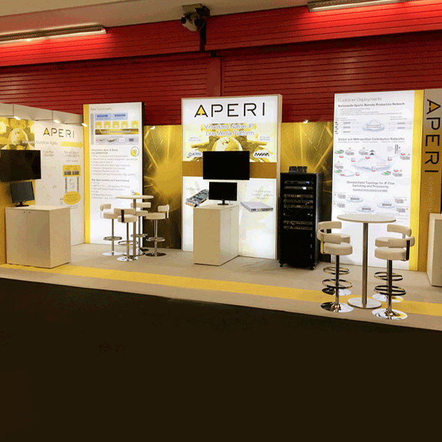 trade show booth for IBC