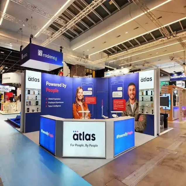 trade show booth for Atlas