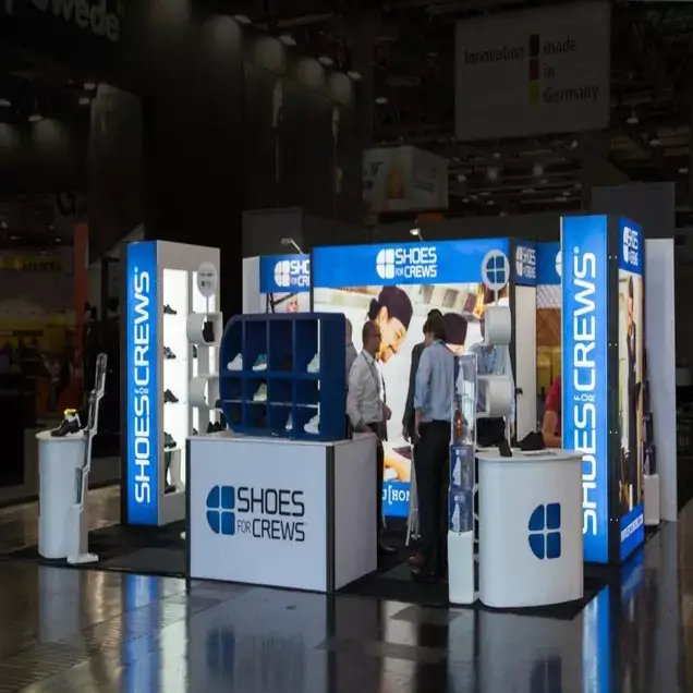 trade show booth for A+A Dusseldorf