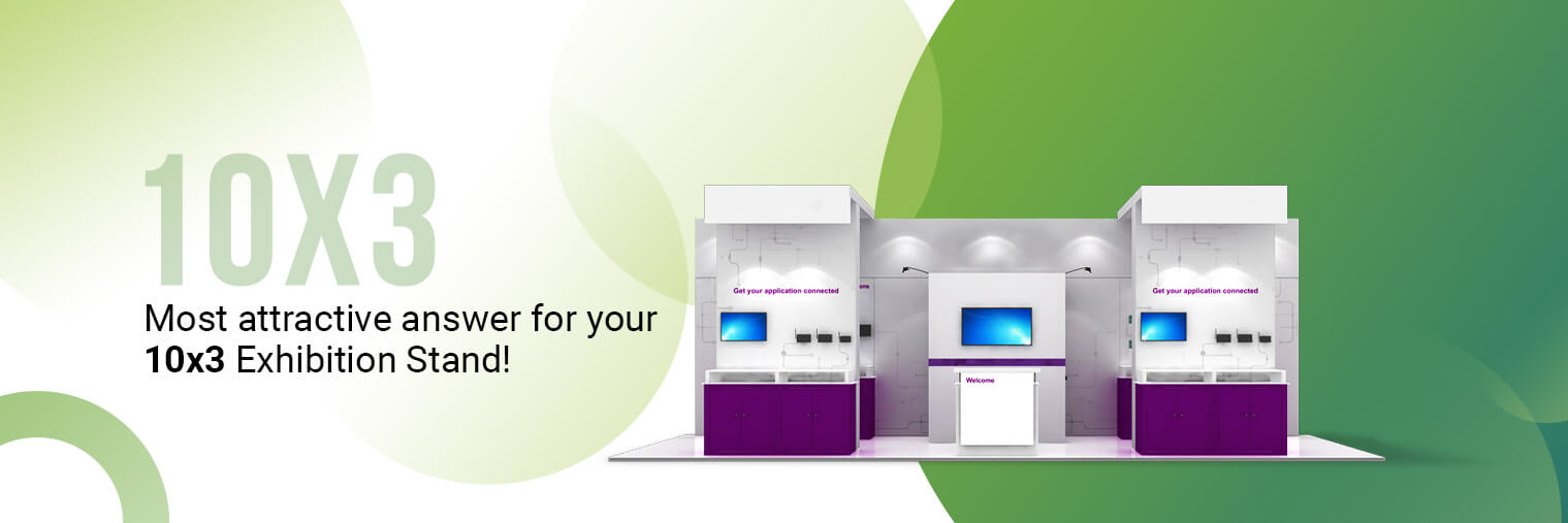 10x3m Exhibition stands