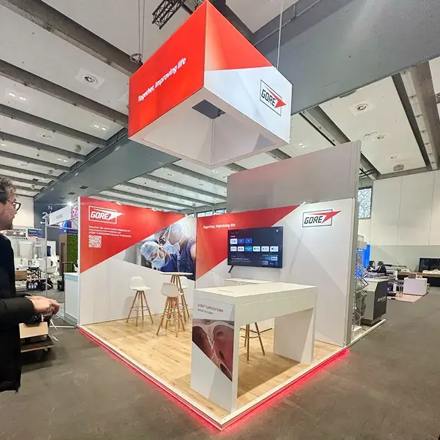trade show booth for herzmedizin, Hamburg