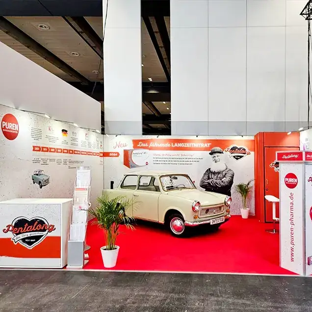 trade show booth for DGK, Hamburg