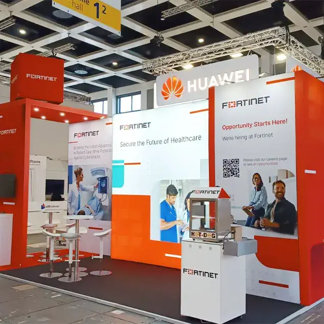 trade show booth for DMEA, Berlin