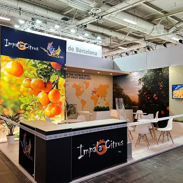 trade show booth for Fruit Logistica, Berlin