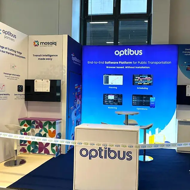 trade show booth for Innotrans, Berlin