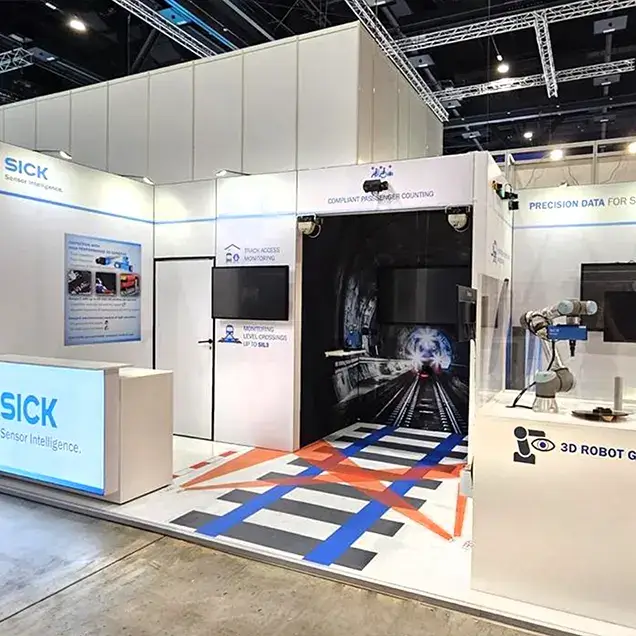 trade show booth for Innotrans, Berlin