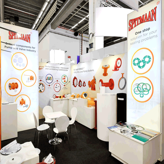 trade show booth for ACHEMA