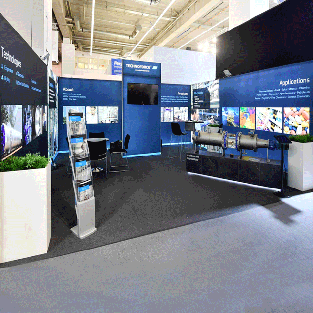trade show booth for ACHEMA