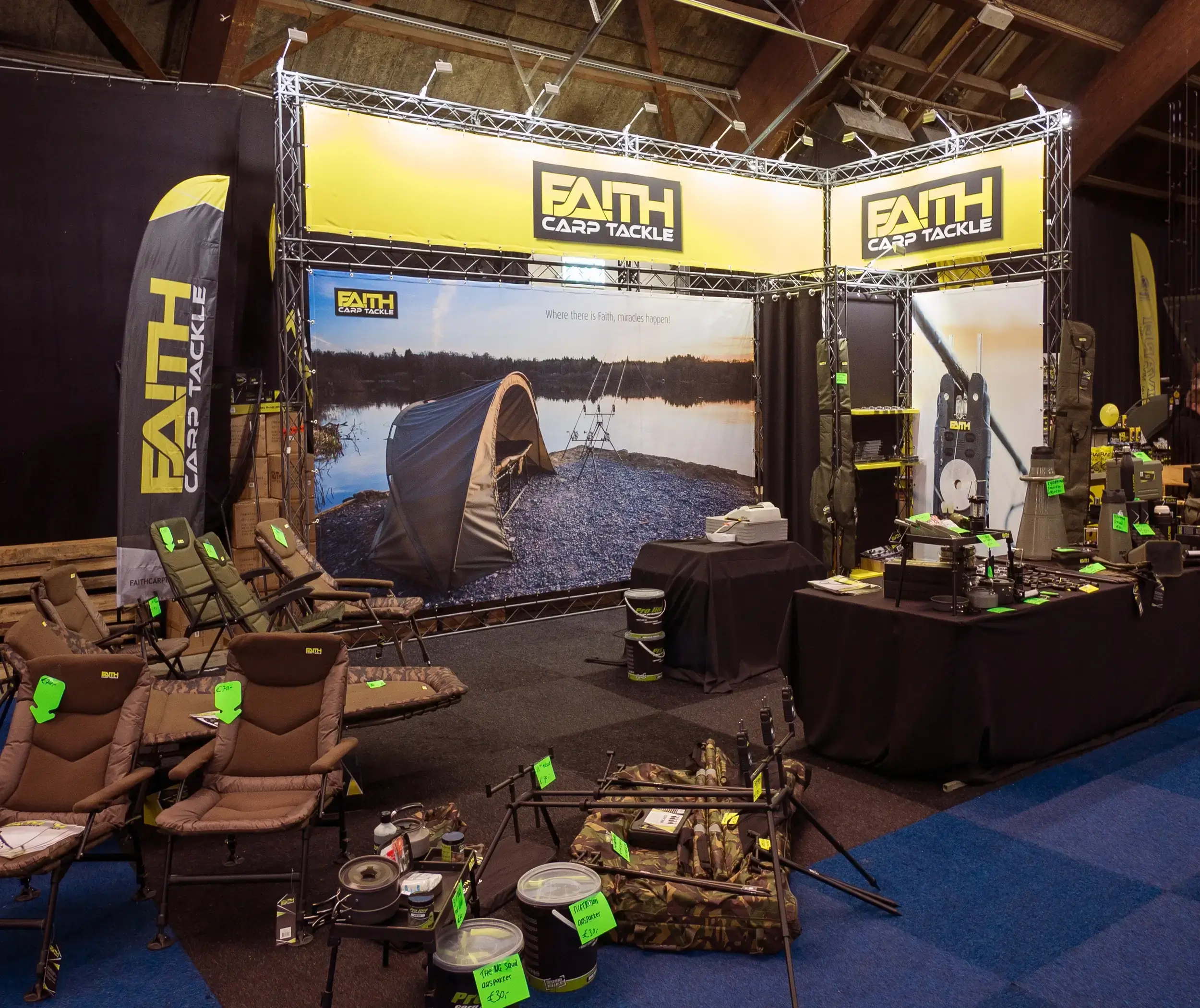Exhibition Booth for Faith Carp Tackle - U.K
