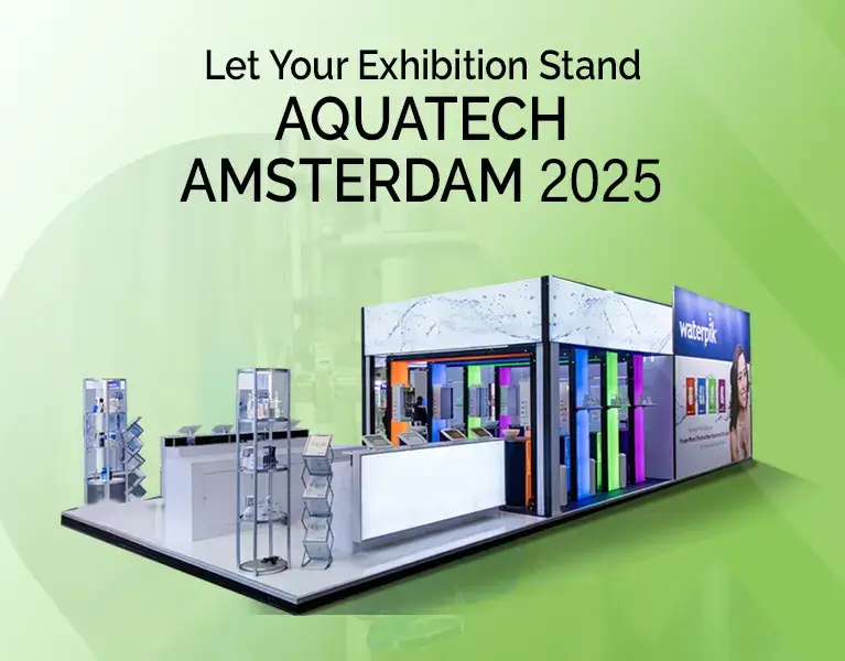 exhibition stand builders for Aquatech Amsterdam 2025