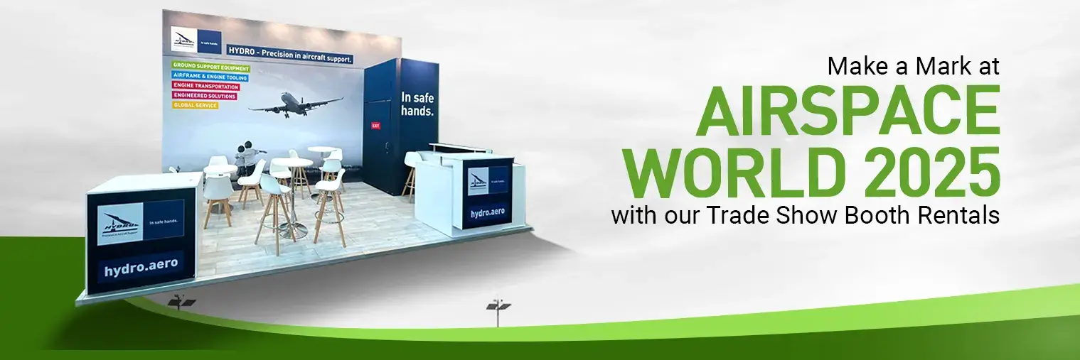 exhibition stand builder for Airspace World 2025