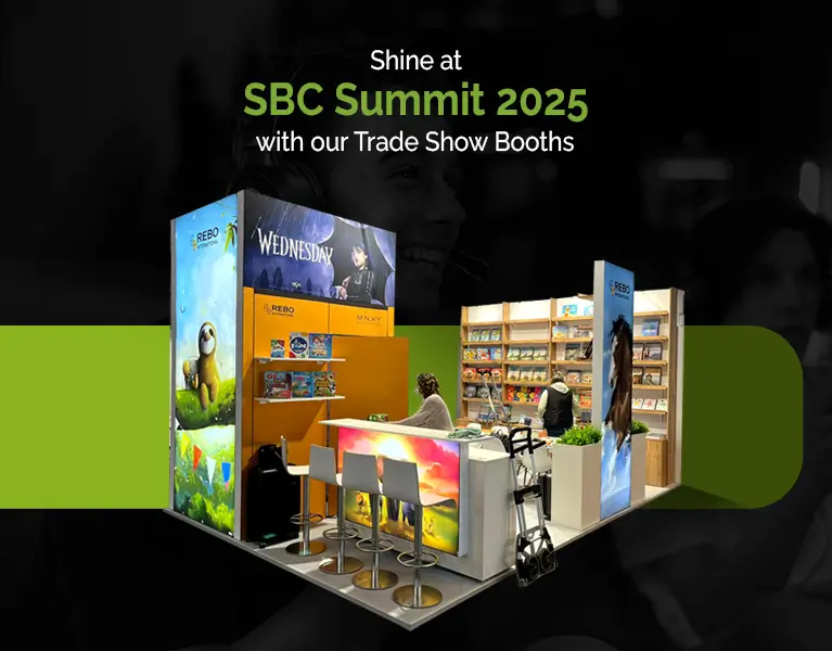 exhibition stand builder for SBC Summit 2025