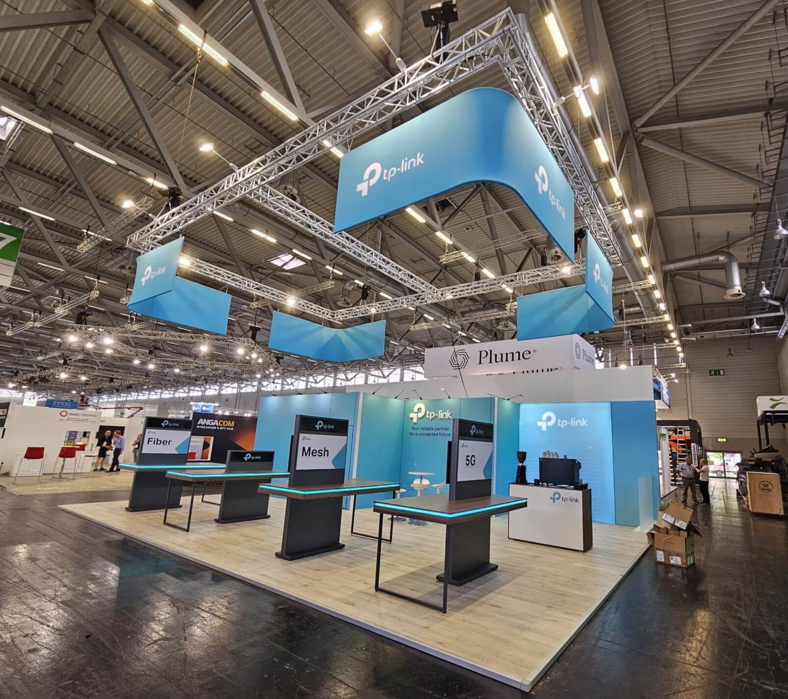 exhibition booth for tplink