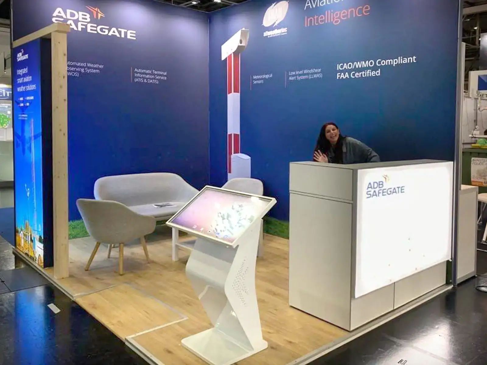 Trade Show Booth for ADB at Meteorological Technology Expo 2024, Hamburg