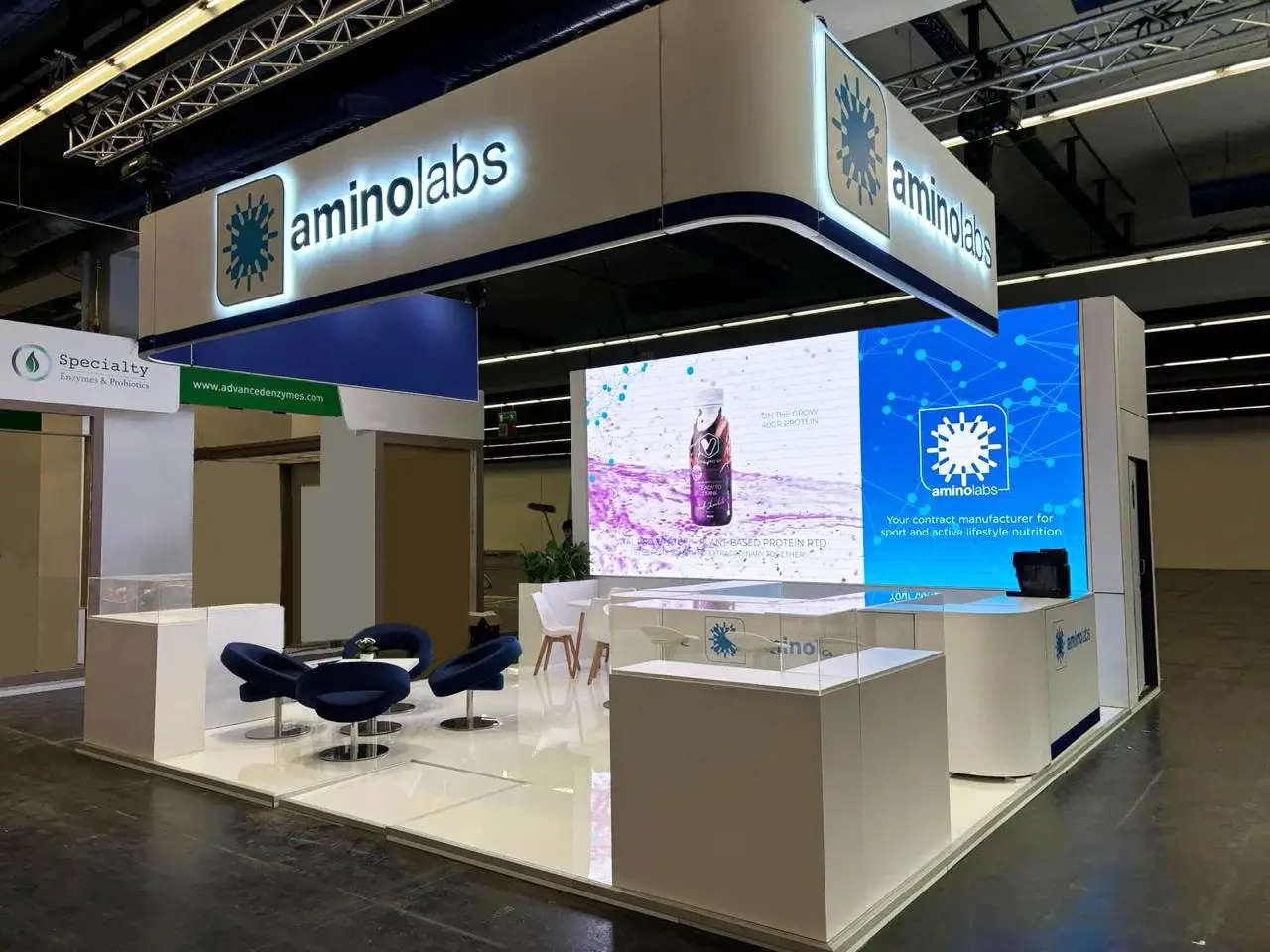 trade show booth for FI Europe 2024, Frankfurt