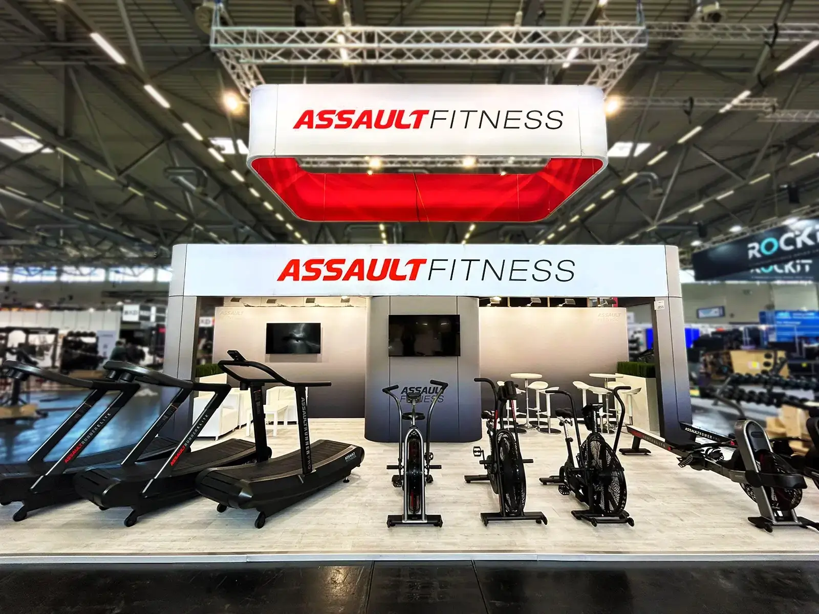 Trade Show Booth for Assault Fitness - U.S. at FIBO 2024, Cologne