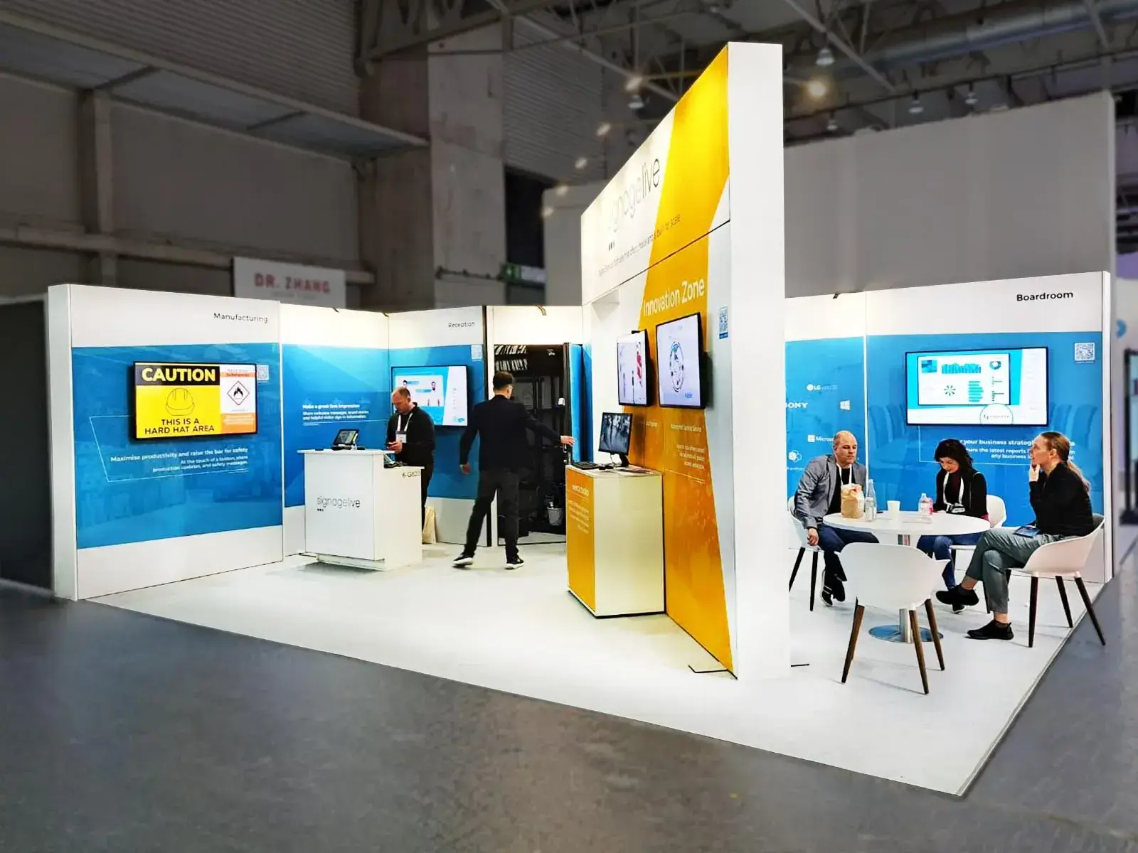 Trade Show Booth for Signagelive Limited - U.K at ISE 2024, Barcelona